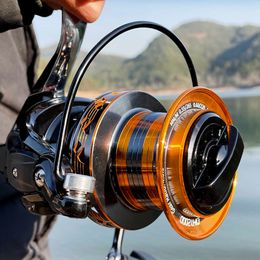 Accessories GHOTA Ocean Fishing 9000 10000 12000 Metal Rock Arm Maximum Towing Power 20-30 Kg Large Rotating Reel P230529