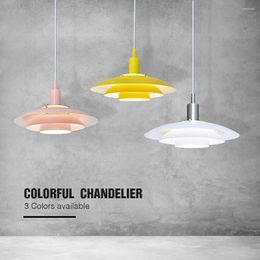 Pendant Lamps Litu Modern Minimalist Lights E27 With Bulb Aluminum Restaurant Creative Counter Bedroom Decor Nordic Hanging Lamp