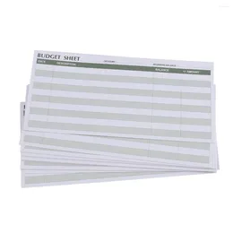 Gift Wrap Cash Envelope System 15Pcs Waterproof Reusable Budget Envelopes 15 Pcs Expense Tracking Sheets And Stickers