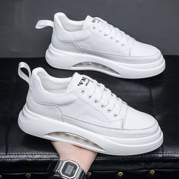 Men Fashion Casual White Shoes New Arrival Luxury Designer Youth Trending Air Cushion Mesh Chunky Sneakers