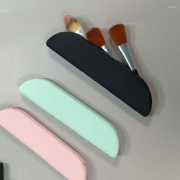 Storage Bags Makeup Brush Travel Case Portable Silicone Make Up Brushes Holder Organizer With Magnet Closure