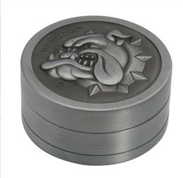 Smoking Pipes New 50mm cartoon zinc alloy cigarette grinder, three-layer metal grinder, cigarette crusher, cigarette set