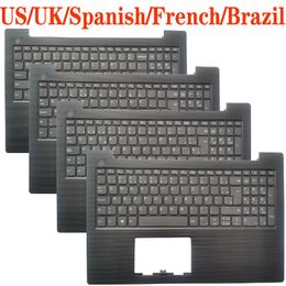 Frames US English/UK/Spanish SP/French FR/Brazil BR Laptop Keyboard for LENOVO V13015 V13015IGM V13015IKB with palmrest upper cover