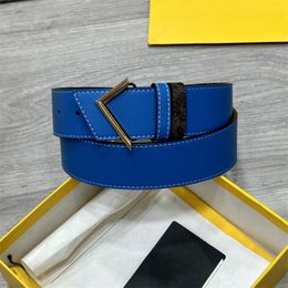 Genuine Leather Belt Fashion Men Designers Belts Unisex Casual Luxury Waistbands Vintage Golden Letter Smooth Buckle Ceintures Width 4.0cm