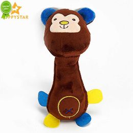 New Toys For Pet Dogs Cats Toy Safe Soft Solid Plush Monkey Giraffe Pig Chew Toys For Pets Game Dog Cat Training Pet Products BF0002
