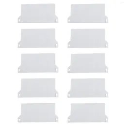 Curtain 10 PCS Vertical Blind Tabs White Vane Saver Roller Shades Window Curtains