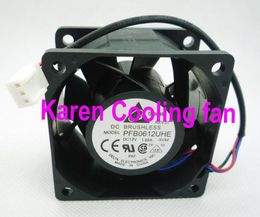 Pads 6cm PFB0612EHE PFB0612GHE PFB0612SHE PFB0612UHE 6038 12V Cooling fan