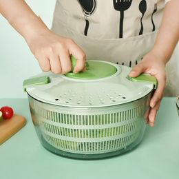 Vegetable dehydrator household fruit salad dehydrator kitchen washing vegetable drain basket for storing vegetables and fruits