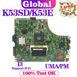 Motherboard KEFU Mainboard For ASUS K53SD K53E K53S K53 A53S A53E Laptop Motherboard I3 OR Support i3 i5 UMA/PM