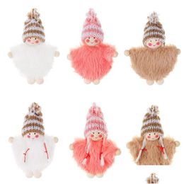 Christmas Decorations Girl Tree Hanging Doll Boys Girls Ornament Xmas Pendant Dolls Baby Gift Drop Delivery Home Garden Festive Part Dhunr
