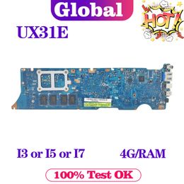 Motherboard KEFU Mainboard For ASUS Zenbook UX31E BX31E Laptop Motherboard 4GB/RAM I3 I5 I72TH Gen MAIN BOARD TEST OK