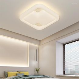 Chandeliers Modern Ceiling LED Lamp For Living Room Bedroom Study Flats Square Round Surface Mounted Lights Deco AC85-265V