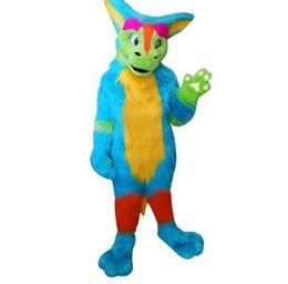 Walking Long Fur Husky Fox Mascot Large Stage Costume Party Advertising Dress Large Event Suit Party Suit Party Role Play