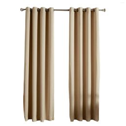 Curtain Blackout Curtains 3 Thick Layers Drop Thermal Insulated Draperies For Home Office Use