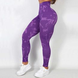 Women's Pants Capris 2023 Seamless Camouflage Pants Gym Leggings Push Up Workout Scrunch Pant Sport Women Fitness Sports Tights Woman Sportswear J230529