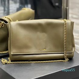 Designer-Suede Messenger Bags side bags for women Reversible Chain Crossbody bag Smooth Leather Handbag Purse Magnetic Flap Fashion Gold Metal Letter Removable