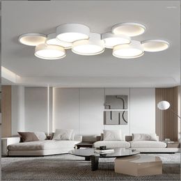 Ceiling Lights 2023 Living Room Lamp Creative LED Bedroom Lnterior Modern Minimalist Dining White Chandelier