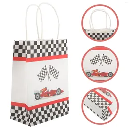 Gift Wrap 12pcs Festival Present Bags Paper Packing Bag Wrapping Tote Printed