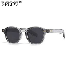 Sunglasses Fashion Ins Popular Square Women Rivets Sunglasses Driving Shades UV400 Retro Gradient Brand DesignerMen Trending Sun Glasses L230523