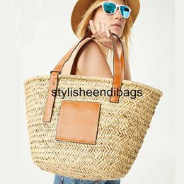 stylisheendibags Totes Handmade Straw Bag Tote Bag Large capacity Luxury Designer Bags For Women 2023 New High Quality Shoulder Bag Handbag Beach Bag