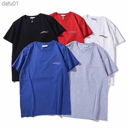 Men's T-Shirts Mens Casual Print Creative T-Shirt Solid Breathable T-Shirt Loose Crew Neck Short Sleeve Male Tee newest L230520