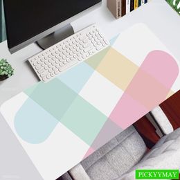 Rests Rainbow Color Gaming Mouse Pad Gamer Mouse Mat Large Mousepad XXL Desk Mat PC Mouse Carpet Art Keyboard Mats Table Mat Mouse Pad