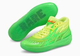 Nickelodeon MB.02 Slime Rick Morty kids men women Basketball Shoes for sale 377584-01 Sneakers sport Shoe Trainner Sneakers US4.5-US12