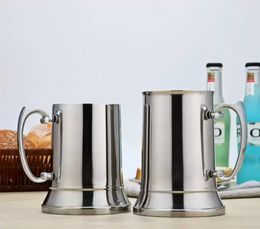 450ml 560ml Wine Glasses Stainless Steel Double Layer Beer Cups Flame Cocktail Coffee Milk Water Bottles FY5222