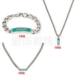 designer Jewellery bracelet necklace ring Accessories product green percha enamel worn versatile men's women's Bracelet