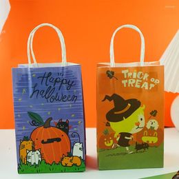 Gift Wrap Halloween S Supplies Portable Packaging Paper Bag Kraft Candy