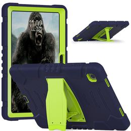 Case For Samsung Galaxy Tab A8 10.5 inch 2021 SMX200 SMX205 Case Kids Safe Armour Shockproof PC Silicon Hybrid Stand Tablet Cover