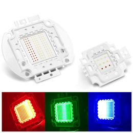 High Power Led Chip 50W Multicolor RGB Red Green Blue Yellow Full Color Super Bright Intensity SMD COB Light Emitter Components Diode 50 W Bulbs Lamp Beads Crestech168