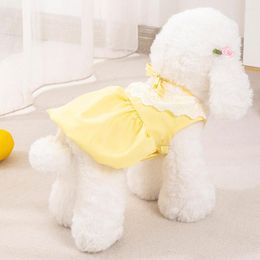 Cat Costumes Lovely Summer Dress Bright Colour Dog Soft Dress-up Pet Clothes Princess