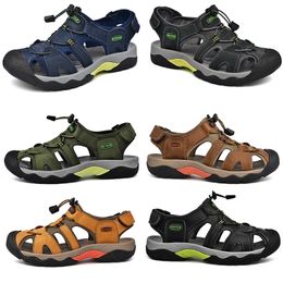 Sapatos de corrida ventilados homens oco com tênis esportivos de esportes de esportes de esportes de marrom verde e verde preto tamanho 40-48