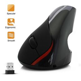Mice Wireless Vertical Mouse Rechargeable Ergonomic Gaming Mice 2.4G Bluetooth USB Computer Mouse 1600DPI For PC Laptop Office Home