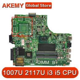 Motherboard For DELL Inspiron 14R 3421 5421 Laptop Motherboard CN0606R4 07GDDC 122041 Notebook Mainboard w/ 1007U 2117U i3 i5 3th Gen CPU