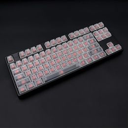 Accessories GMKKEY Transparent Backlight Keycap Cherry Height For Anne Pro2 gk61 TKL87 104 108 Filco REDRAGON Gaming Keyboard ABS Keycaps