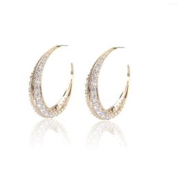 Hoop Earrings Beauty Cubic Zircon For Wedding Bride CZ Earring Women Jewellery Accessories CE11657