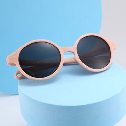 Sunglasses Baby Boys Girls Sunglasses Polarized For 0-3 Years Fashion Flexile Silicone Shades Outdoor Eyewear UV400 With Strap 230530