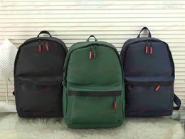 Black Royal Blue Green Backpack Large Capacity Double Zipper Luxury Double Shoulder Bag Designer Computer Compartment Knapsack