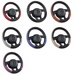 Steering Wheel Covers Car Cover Automobile Modification Car-styling Decoration Breathable Accessory Spare Parts