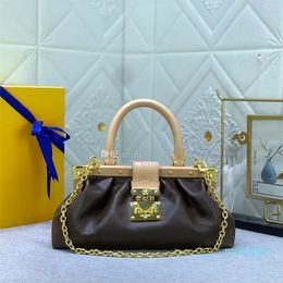2023-Totes Bag Women Designer Clutch Handbag Purse Chains Shoulder Bags All Steel Hardware Handbags Genuine Leather Tote