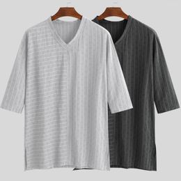 Men's T Shirts Slim Fit Casual Tshirt 2023 Fashion Mens Needle Show Autumn Long Sleeve Cotton Round Top Blouse S-3XL