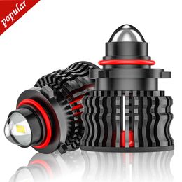 New 2pcs H11 9005 9006 HB3 HB4 H8 LED Laser Headlight Bulbs Projector Lens Light for Car Driving Fog Lamps 6500K 3000K 8000K 12V