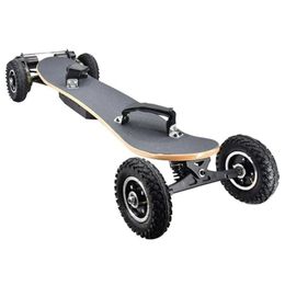 SYL-08 V3 Version Electric Off Road Skateboard With Remote Control 1450W Motor up to 38km/h 10Ah Battery Maple Plank 8 inch Wheel Max load 130kg -Black