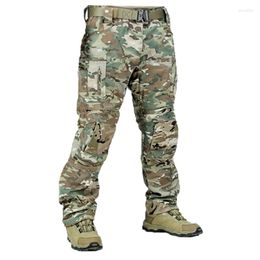 Men's Pants Men's Overalls Spring And Autumn Outdoor Mountaineering Military Tactics Multi-Pocket Large Size Trousers