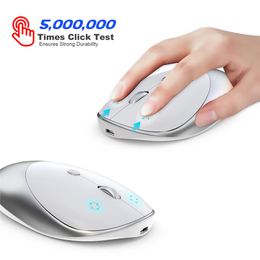 Mice Bluetoothcompatible 5.0/3.0 Wireless Mouse Three Mode BT USB Rechargeable Mouse Silent Mice for Laptop