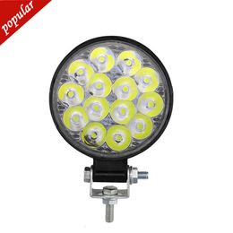 New Mini LED 42W Round LED Work Light Bar Square Spot Beam 24V 12V White Off Road LED Light Bar for Truck 4X4 4WD Car SUV ATV IP67