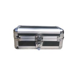 Mini Aluminium Alloy Toolbox Storage Precision Instrument Box Fireproof Locked Safety Boxes 225*95*95mm