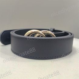 Moda clásica para hombre cinturón de diseñador para mujer para hombre Casual carta suave hebilla cinturones para mujer Cinturon ancho 3,0 cm 3,4 cm 3,8 cm go01 C23